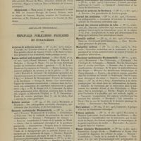 0012 - Page 2 - Chronique et nouvelles scientifiques. Société médicale du littoral méditerranéen / Nécrologie / Articles originaux des principales publications françaises et étrangères. Archives de médecine navale / Boston medical and surgical Journal / Bulletin médical / Deutsche medizinische Wochenschrift / Gazette hebdomadaire des sciences médicales de Bordeaux / Journal de médecine de Bordeaux / Journal des praticiens / Journal des sciences médicales de Lille / Marseille médical / Montpellier médical / Münchener medizinische Wochenschrift / Nord médical / Tribune médicale / Wiener klinische Wochenschrift
