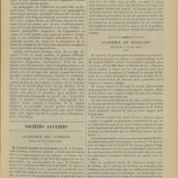 0017 - Page 7 - Un cas de périnéphrite suppurée ; par le Docteur G. Fourré... / Sociétés savantes. Académie des sciences. (Séance du 26 décembre 1905). De l'identité du surra et la mbori, par M. A. Laveran. M. Cazalbou... / Sur l'inoculation du cancer, par M. Mayet / Académie de médecine. (Séance du 2 janvier 1906)