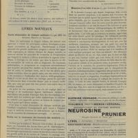 0019 - Page 9 - Formulaire. Contre la coqueluche (Beall). [Bull. gén. de thérap.] / Livres nouveaux. Traité élémentaire de clinique médicale, par MM. les Docteurs Debove et Sallard. [P. Ravaut] / Etudes sur le traitement des fractures des membres, par Fr. Guermonprez. [A. Gaullieur l'Hardy] / Mémoires d'un bébé d'un an, par Courgey... [L. Babonneix]