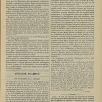 0041 - Page 31 - Clinique chirurgicale de l'Hôtel-Dieu de Lyon. Tarsalgie de l'adolescence d'origine tuberculeuse. Double pied plat valgus douloureux par ostéo-arthrites sèches tuberculeuses ; par le Professeur A. Poncet / Médecine pratique. Les succédanés de la digitale. [L. Babonneix] / Avis