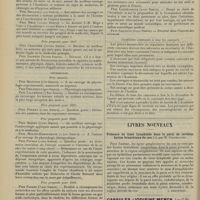 0044 - Page 34 - Académie des sciences. Prix proposés pour les années 1907, 1908, 1909 et 1910. Médecine et chirurgie / Physiologie / Livres nouveaux. Présence de tissu lymphoïde dans la paroi de certains kystes branchiaux du cou, par M. Coltelloni. [L. Babonneix]