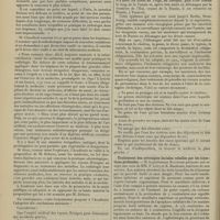 0054 - Page 44 - Sociétés savantes. Académie de médecine. (Séance du 9 janvier 1906). Des conditions légales de l'emploi médical des rayons de Röntgen. M. Debove / Le choléra. M. Chantemesse, en son nom et au nom de M. Borrel / Traitement des névralgies faciales rebelles par les injections profondes. M. le Professeur Raymond, une note de MM. F. Lévy et A. Baudouin...
