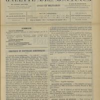 0083 - Page 73 - Sommaire / Chronique et nouvelles scientifiques. A propos de l'agrégation / Concours de l'internat / Prix de la Faculté pour 1906 / Ministère de l'intérieur / Marine / Nouveau journal de médecine