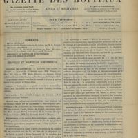 0167 - Page 157 - Sommaire / Chronique et nouvelles scientifiques. Concours de l'internat / Marine / Mutualité / Société des médecins-inspecteurs des Écoles de la ville de Paris et de la Seine / Statistique / Hôpital Cochin / Hôtel-Dieu / Asile Sainte-Anne