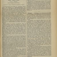 0169 - Page 159 - Revue générale. Les rétrécissements blennorragiques du rectum ; par M. L. Arnaud... (Travail de la Clinique chirurgicale du Professeur A. Poncet). I. Étiologie