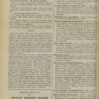0180 - Page 170 - Faculté de médecine de Paris. (Actes du 12 au 17 février 1906). Examens de doctorat / Thèses / Articles originaux des principales publications françaises et étrangères. Archives de médecine et de pharmacie militaires / Archives de médecine navale / Archives médico-chirurgicales du Poitou / Centralblatt fur innere Medizin / Deutsche medizinische Wochenschrift / Écho médical du Nord / Medizinische Blatter / Münchener medizinische Wochenschrift / Pester medizinisch = chirurgische Presse / Wiener klinische Wochenschrift