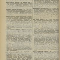 0252 - Page 242 - Articles originaux des principales publications françaises et étrangères. Annales d'hygiène publique et de médecine légale / Archives de médecine des enfants / Archives d'électricité médicale expérimentale et clinique / Archives générales de médecine / Boston medical and surgical Journal / Bulletin général de thérapeutique / Écho médical du Nord / Gazette hebdomadaire des sciences médicales de Bordeaux / Journal de médecine de Bordeaux. (Voir la suite, p. 250)