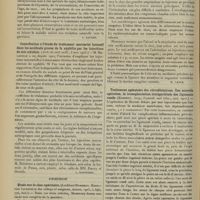 0282 - Page 272 - Analyses. Médecine. Accidents paralytiques au cours du traitement antirabique. (Ann. de l'Inst. Pasteur...) [L. Gayard] / Contribution à l'étude du traitement mercuriel intensif dans les accidents graves de la syphilis par les injections de sels solubles. (Arch. de méd. milit...) [L. Babonneix] / Chirurgie. Etude sur le choc opératoire. (Lockhart Mummery. Hunterian Lectures at the college of surgeans, Lancet...) [M. Lance] / Traitement opératoire des rétrodéviations. Une nouvelle opération, la transplantation intrapariétale des ligaments ronds. (Barrett. Surg., Gynecol. and Obst...) [F. Gardner]