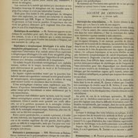 0294 - Page 284 - Sociétés savantes. Société médicale des hôpitaux. (Séance du 23 février 1906). Septicémie à tétragène. MM. Josué et Lian / Statistique de scarlatine. M. Sevestre / Septicémie à streptocoques développés à la suite d'une amygdalite phlegmoneuse. MM. Oettinger et Malloizel / Péritonite à pneumocoque. MM. Ménétrier et Rubens Duval / Rein polykystique. Urémie lente à forme somnolente. MM. P. Claisse et H. Rendu / Société de chirurgie. (Séance du 21 février 1906). Chirurgie des voies biliaires. M. Quénu / Présentations. M. Picqué