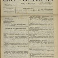 0359 - Page 349 - Sommaire / Chronique et nouvelles scientifiques. Hôpitaux de Paris / Concours de l'internat / Hôpitaux de Province / Société de chirurgie de Marseille / Facultés de médecine / Écoles de médecine