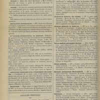 0360 - Page 350 - Chronique et nouvelles scientifiques. Écoles de médecine / Médecins des Asiles / Guerre / Marine / Distinctions honorifiques / XVe Congrès international de médecine / Association française pour l'avancement des sciences / Nécrologie / Articles originaux des principales publications françaises et étrangères. Annales des maladies de l'oreille, du larynx, du nez et du pharynx / Archives d'électricité médicale expérimentale et clinique / Archives de médecine des enfants / Archives générales de médecine / Boston medical and surgical Journal / Chimie médicale / Deutsche medizinische Wochenschrift / Policlinico. (Voir la suite, p. 358)