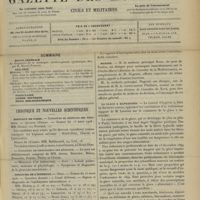 0383 - Page 373 - Sommaire / Chronique et nouvelles scientifiques. Hôpitaux de Paris / Concours de l'internat / Écoles de médecine / Marine / La glace à rafraichir