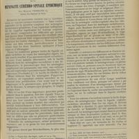 0385 - Page 375 - Revue générale. Le diagnostic de la méningite cérébro-spinale épidémique ; par Marcel Ferrand...