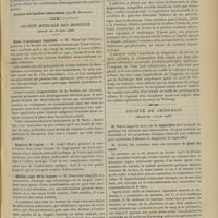 0401 - Page 391 - Sociétés savantes. Académie des sciences. (Séance du 12 mars 1906). La réaction du sang, fonction de la nutrition (loi de physiologie générale), par M. Jean Gautrelet / Société médicale des hôpitaux. (Séance du 16 mars 1906). Essai d'assistance familiale. M. Marie... / Rupture de l'aorte. M. André Bergé / Oedème aigu de la langue. M. Galliard / Cancer de l'ampoule de Vater. MM. Carnot et Harvier / Société de chirurgie. (Séance du 14 mars 1906). M. Sieur : Sigmoïdite / M. Quénu : Plaie du coeur