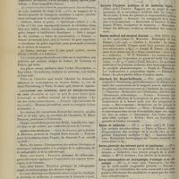 0420 - Page 410 - Chronique et nouvelles scientifiques. XVe Congrès international de médecine / L'Académie des sciences, arts et belles-lettres de Caen / Radiologie médicale / Articles originaux des principales publications françaises et étrangères. Annales d'hygiène publique et de médecine légale / Boston medical and surgical Journal / Jahrbuch für Kinderheilkunde / Revue de médecine / Revue générale des sciences pures et appliquées / Revue hebdomadaire de laryngologie, d'otologie et de rhinologie / Tribune médicale / Union médicale et scientifique du Nord-Est