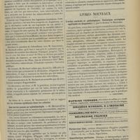 0451 - Page 441 - Sociétés savantes. Académie de médecine. (Séance du 27 mars 1906). La tuberculose. M. Huchard / Les verres jaunes en ophtalmologie. M. Motais... / Livres nouveaux. L'urine normale et pathologique. Technique urologique appliquée au diagnostic, par le Docteur A. Brandeis. [L. Babonneix]