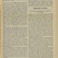 0485 - Page 475 - Nouvelles études sur l'anesthésie locale et la sensibilité des organes & des tissus ; par le Professeur K. G. Lennander... / Médecine pratique. Les bouillies maltosées dans l'alimentation du nourrisson. [L. Babonneix]