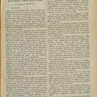 0505 - Page 495 - Clinique médicale (Hôpital Beaujon). Hystéro-traumatisme ; par le Professeur Debove