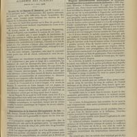 0509 - Page 499 - Sociétés savantes. Académie des sciences. (Séance du 2 avril 1906). Le coeur du roi Ramsès II (Sésostris), par M. Lortet / Démonstration de la fonction fibrinogénique du foie. MM. Doyon, Claude Gautier et Albert Morel / Société médicale des hôpitaux. (Séance du 6 avril 1906). Eruption médicamenteuse accompagnée de métastase bronchique chez un malade atteint de cystinurie. MM. Gaucher, Boisseau et Desmoulières / Le spirochète de Schaudinn et le diagnostic de la syphilis ; étude de bactériologie clinique et recherches expérimentales. MM. Thibierge, Ravaut et L. Le Sourd