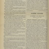0520 - Page 510 - Hydrologie. Les gaz rares dans les eaux minérales ; par M. Moureu... / Sociétés savantes. Académie de médecine. (Séance du 10 avril 1906). Tuberculose inflammatoire à forme néoplasique. M. Poncet