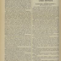 0546 - Page 536 - Analyses. Thérapeutique. Adrénaline et infections locales. (Gazz. degli osped. e delle clin...) [A. Gaullieur l'Hardy] / Livres nouveaux. L'hystérectomie : indications et technique, par le Docteur J.-L. Faure. [E. Ravanier]