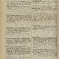 0572 - Page 562 - Articles originaux des principales publications françaises et étrangères. Annales de dermatologie et de syphiligraphie / Archives d'électricité médicale expérimentale et clinique / Archives générales de médecine / Bulletin général de thérapeutique / Bulletin médical / Écho médical du Nord / Gazette hebdomadaire des sciences médicales de Bordeaux / Journal de médecine de Bordeaux / Journal de médecine et de chirurgie pratiques / Journal de pharmacie et de chimie / Journal des praticiens / Journal des sciences médicales de Lille / Journal médical de Bruxelles / Lyon médical / Marseille médical / Nord médical / Presse médicale / Province médicale / Revue de chirurgie / Revue de médecine / Revue hebdomadaire de laryngologie, d'otologie et de rhinologie / Revue scientifique / Tribune médicale