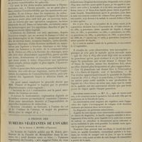 0593 - Page 583 - Revue générale. Inversion utérine obstétricale ; par P. Rudaux... VII. Traitement / A propos des tumeurs végétantes de l'ovaire ; par le Docteur J. Michel...