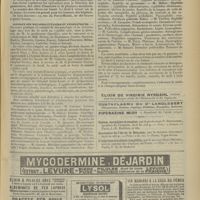 0595 - Page 585 - Chronique et nouvelles scientifiques. (Suite). Amphithéâtre d'anatomie / Clinique des maladies cutanées et syphilitiques