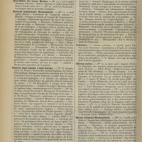 0596 - Page 586 - Articles originaux des principales publications françaises et étrangères. Centralblatt fur innere Medizin / Deutsche medizinische Wochenschrift / Gazzetta degli ospedali e delle cliniche / Medizinische Blatter / Münchener medizinische Wochenschrift / Policlinico / Riforma medica / Wiener klinische Wochenschrift