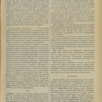 0629 - Page 619 - Revue générale. Les endocardites des tuberculeux ; par le Docteur René Gaultier. V. Symptomatologie et diagnostic / VI. Résumé