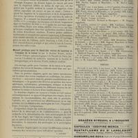 0680 - Page 670 - Livres nouveaux. Traité de chirurgie d'urgence..., par le Docteur Lejars. [Chevrier] / Manuel pratique pour le choix des verres de lunettes et l'examen de la vision, par le Docteur Scrini... [L. Gayard] / Actes de la Faculté de médecine de Paris. Du 21 au 26 mai 1906. Examens de doctorat / Thèses