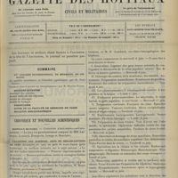 0707 - Page 697 - Sommaire / Chronique et nouvelles scientifiques. Hôpitaux de Paris / L'Académie des sciences, arts et belles-lettres de Caen / Amphithéâtre d'anatomie des hôpitaux