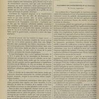 0736 - Page 726 - XVe Congrès international de médecine. (Lisbonne, Avril 1906). Étude de 2 cas de longue survie, huit ans et six ans, chez des malades opérés de cancer de l'estomac ; par MM. G. Hayem et R. Bensaude / Traitement de l'hypertrophie de la prostate. M. Tuffier...