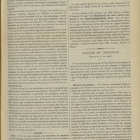 0737 - Page 727 - XVe Congrès international de médecine. (Lisbonne, Avril 1906). Traitement de l'hypertrophie de la prostate. M. Tuffier... / Avis / Sociétés savantes. Société médicale des hôpitaux. (Séance du 25 mai 1906). MM. Hirtz et Simon (Clément) : Déplacement du coeur à droite consécutif à un hydro-pneumothorax droit / Société de chirurgie. (Séance du 23 mai 1906). Blessure du poumon. M. Loison