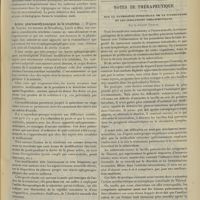 0739 - Page 729 - Sociétés savantes. Société de biologie. (Séance du 19 mai 1906). Les trois stades de la vie aérobie du bacille d'Achalme (bacilles perfringens). M. G. Rosenthal / Action pharmacodynamique de la trinitrine. M. Vaquez / Notes de thérapeutique. Sur la pathogénie intestinale de la tuberculose et les indications thérapeutiques ; par le Docteur Cholon