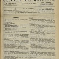 0767 - Page 757 - Sommaire / Chronique et nouvelles scientifiques. Hôpitaux de Paris / Faculté de médecine de Paris / Secret professionnel / Académie des sciences morales et politiques / Voyage médical en Allemagne / Nécrologie