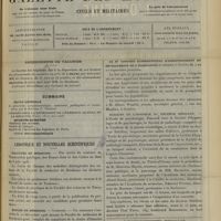 0779 - Page 769 - Abonnements de vacances / Sommaire / Chronique et nouvelles scientifiques. Facultés de médecine / Écoles de médecine / Distinctions honorifiques / Le IIe Congrès international d'assainissement et de salubrité de l'habitation / Banquet en l'honneur du Docteur Bérillon