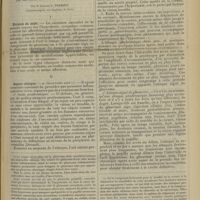 0781 - Page 771 - Revue générale. Le glaucome. Symptomatologie. Anatomie. Pathogénie et traitement ; par le Docteur F. Terrien... I. Division du sujet / II. Aspect clinique
