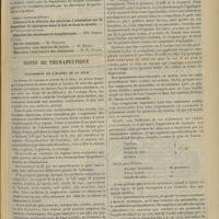 0799 - Page 789 - Sociétés savantes. Société de biologie. (Séance du 10 juin 1906). De l'exagération des variations quotidiennes du taux urinaire (anisurie) chez les hépatiques. MM. Gilbert et Lippmann / Notes de thérapeutique. Traitement de l'eczéma de la face