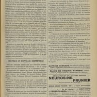 0811 - Page 801 - Intérêts professionnels. L'impôt sur le revenu et les médecins. Par L. Rénon... / Chronique et nouvelles scientifiques. Voyages d'études médicales aux stations hydrominérales et climatiques de France