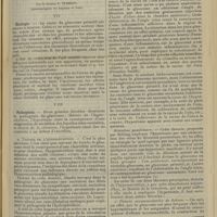 0817 - Page 807 - Revue générale. Le glaucome. Symptomatologie. Anatomie. Pathogénie et traitement ; par le Docteur F. Terrien... VII. Étiologie / VIII. Pathogénie