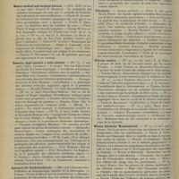 0828 - Page 818 - Articles originaux des principales publications françaises et étrangères. Boston medical and surgical Journal / Gazzetta degli ospedali e delle cliniche / Jahrbuch für Kinderheilkunde / Medizinische Blatter / Policlinico / Riforma medica / Wiener klinische Wochenschrift / Tribune médicale