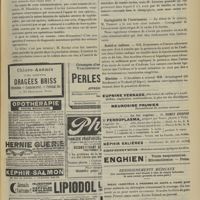 0847 - Page 837 - Sociétés savantes Académie de médecine. (Séance du 19 juin 1906). Appendicite et typhlo-colite / Contagiosité de l'avortement. M. Thierry / Scatol et indican. MM. Daremberg et Perrey / Election