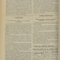 0860 - Page 850 - Revue générale. La diphtérie prolongée ; par M. Albert Fage... VI. Traitement / Variétés. L'internement des aliénés et les placements volontaires / Livres nouveaux. Anémie des mineurs. Etiologie, séméiologie, prophylaxie, par E. Français. [C. Dopter]