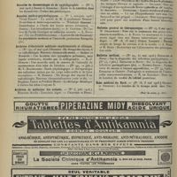 0864 - Page 854 - Articles originaux des principales publications françaises et étrangères. Annales de dermatologie et de syphiligraphie / Annales médico-psychologiques / Archives d'électricité médicale expérimentale et clinique / Archives de médecine des enfants / Archives de médecine et de pharmacie militaires / Bulletin général de thérapeutique / Bulletin médical / Écho médical du Nord. (Voir la suite, p. 862)