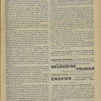 0883 - Page 873 - Sociétés savantes. Académie de médecine. (Séance du 26 juin 1906). Typhlocolite et appendicite. M. Dieulafoy à M. Reclus / Traitement des anévrismes des gros vaisseaux par les injections de sérum gélatiné. M. Lancereaux / Chemins de fer de Paris-Lyon-Méditerranée