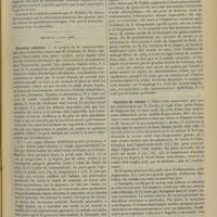 0895 - Page 885 - Sociétés savantes. Société de chirurgie. (Séance du 20 juin 1906 [suite]). Tuberculose articulaire. M. Walther / (Séance du 27 juin 1906). Péricolite adhésive. A propos de la communication par M. Potherat, M. Sieur / Sténose pylorique consécutive à l'absorption de caustiques. M. Quénu, des faits communiqués par M. Tuffier / Volvulus du caecum. M. Quénu