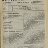 0935 - Page 925 - Abonnements de vacances / Sommaire / Chronique et nouvelles scientifiques. La médaille offerte au Professeur Pozzi. (Voir la suite des nouvelles, p. 933)