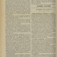 0940 - Page 930 - Clinique médicale. Insuffisance ovarienne. Hypo-ovarie ; par le Docteur Paul Dalché... / Sociétés savantes. Académie des sciences. (Séance du 2 juillet 1906). Greffes thyroïdiennes (myxoedème et grossesse). MM. Charrin et Christiani / Du radium en gynécologie. MM. Oudin et Verchère