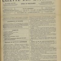 0947 - Page 937 - Abonnements de vacances / Sommaire / Chronique et nouvelles scientifiques. Hôpitaux de Paris / Assistant du service civiale / Hôpitaux de Province / Faculté de médecine / Écoles de médecine / Guerre / Nécrologie / Chemins de fer de Paris-Lyon-Méditerranée